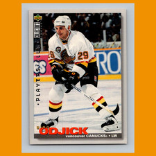 Gino Odjick #290 1995-96 Collectors Choice Players Club Vancouver Canucks Hockey
