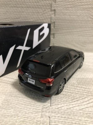 Toyota 1/30 Corolla Fielder Hybrid W×B Color Sample Model Car Black Mica Boxed