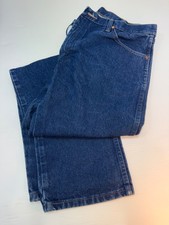 Vintage Wrangler Jeans Mens 36x30 Blue 13MWZ Denim Cowboy Boot Cut Fit Stonewash