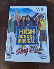 Disney High School Musical: Sing It! E Nintendo Wii Sing It Series Disc & Case