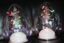 LUMIDA Casa 2 Glaseier Lüsterglas Farbwechsel Timer 17cm QVC 776797