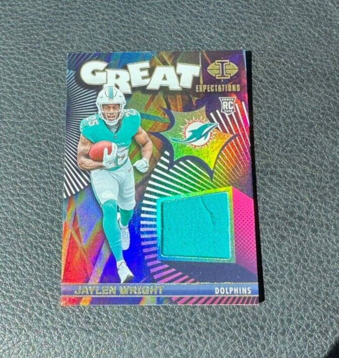 2024 Panini  Illusions Jaylen Wright Great Expectations Rookie Jersey Relic