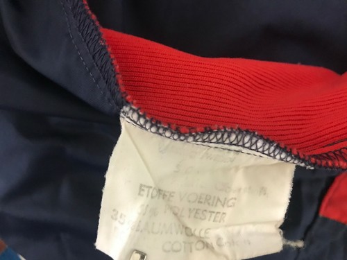 Chaqueta ligera vintage años 90 Tenson para hombre talla 50 azul rojo ligero - Imagen 10 de 12