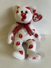 Ty Beanie Baby-SMOOCH VALENTINES BEAR