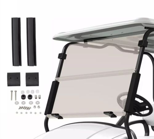 Folding Golf Cart Tinted Windshield Windscreen For EZGO TXT 1994-2013 2014