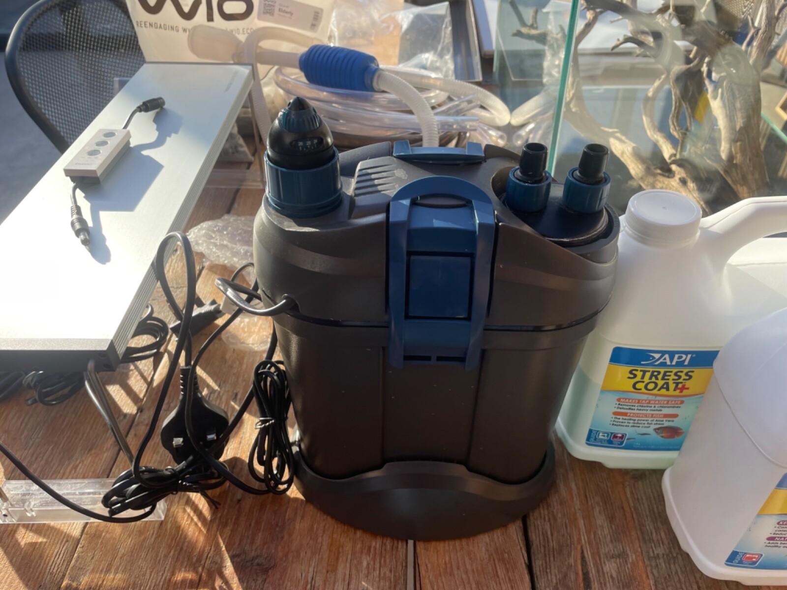 complete marine aquarium set up includes tank, filter, heater, light eBay