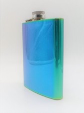 New Multi Colour Hip Flask 8oz Hip Flasks  New Whisky Breweriana  Multi listings