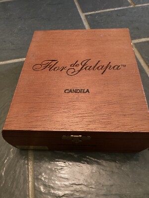 Flor de Jalapa - Vintage Wooden Cigar Box (only) - Republica De ...