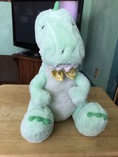 Green Dinosaur Plush by FAO Schwarz