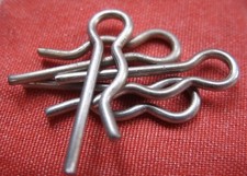 NEW Rover P5 & P5B FRONT BRAKE CALIPER PAD RETAINING PIN R CLIPS STAINLESS STEEL
