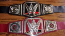 2 2014 Mattel : WWE HEAVY WEIGHT CHAMPIONSHIP Replica Kids Wrestling Belt