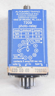 Automatic Timing Controls Photo Relay 7209