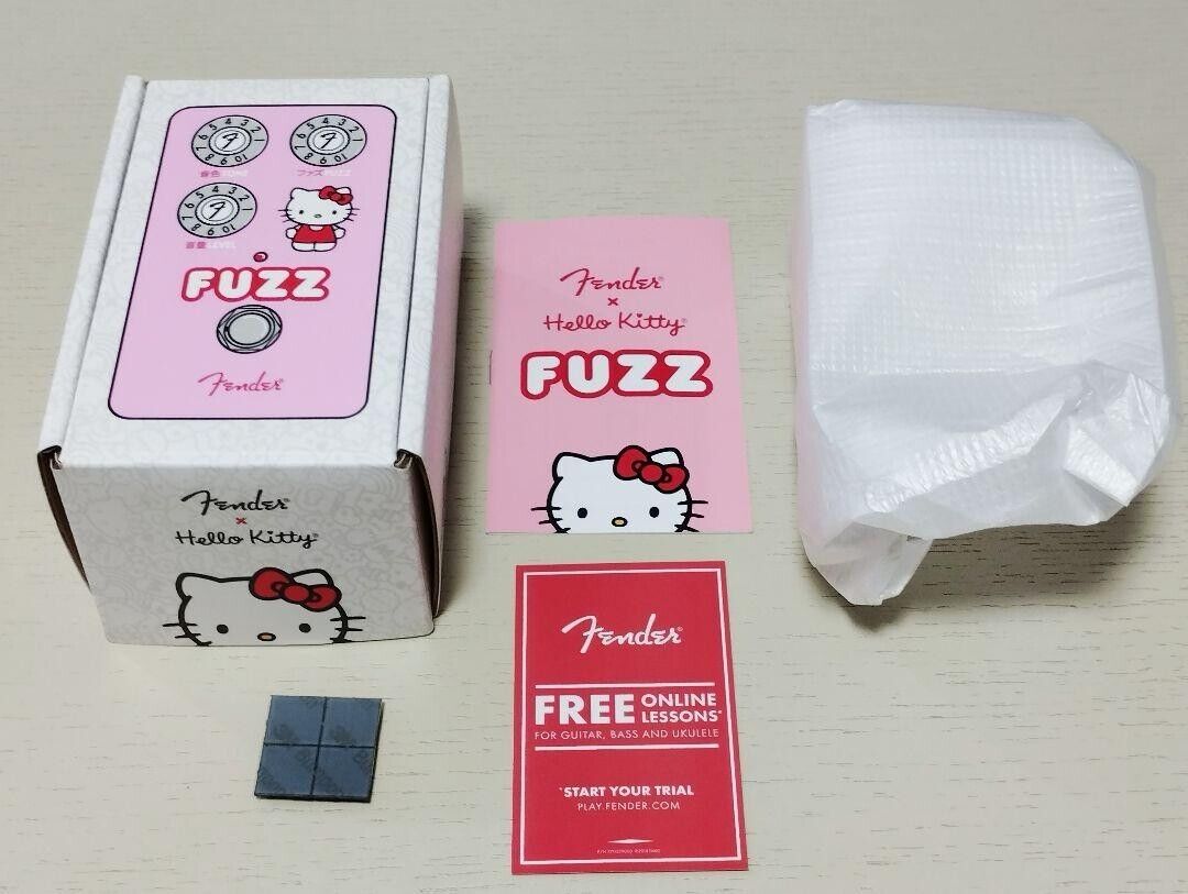 Fender x Hello Kitty Fuzz Guitar Effects Pedal Pink Sanrio Fender x Hello Kitty Fuzz Guitar Effects Pedal Pink Sanrio