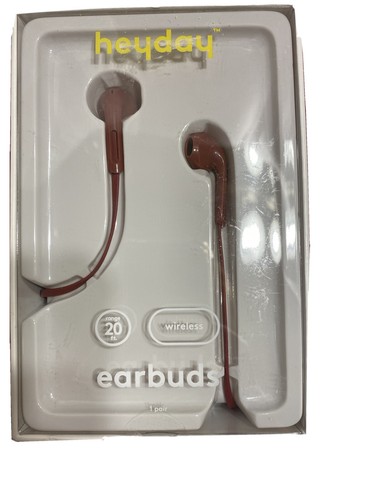 Heyday Wired Earbuds range Burgundy | eBay