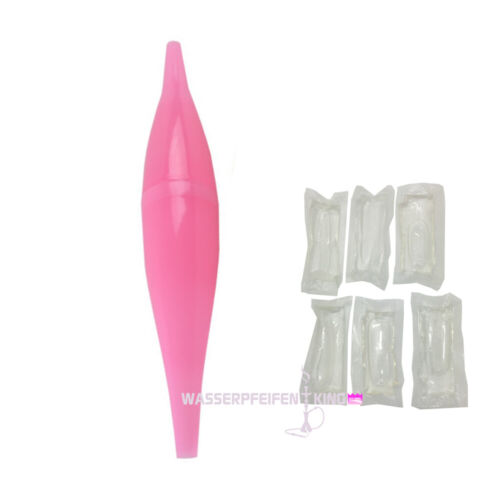 ShiSha Ice Bazooka - Ice Hose Tip - rosa mit Wasserpads Wasserpfeifen Mundstück - Bild 1 von 1