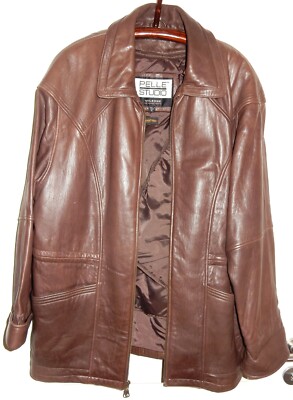 braune Lederjacke von Pelle Studio by Wilsons . The Leather Experts - Größe XL