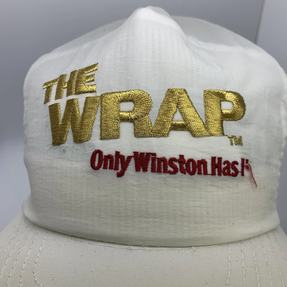Boné de beisebol ajustável vintage Winston Wrap Snapback anúncio chapéu - Imagem 2 de 4