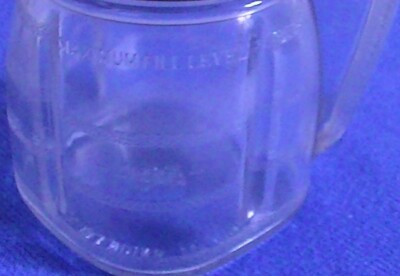 Set of 4 Vintage Glass & Plastic Storage Bottles - Retro Kitchen