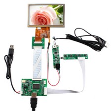 HDLCD Controller Board With 5 in 800X480 Resistive Touch LCD Screen