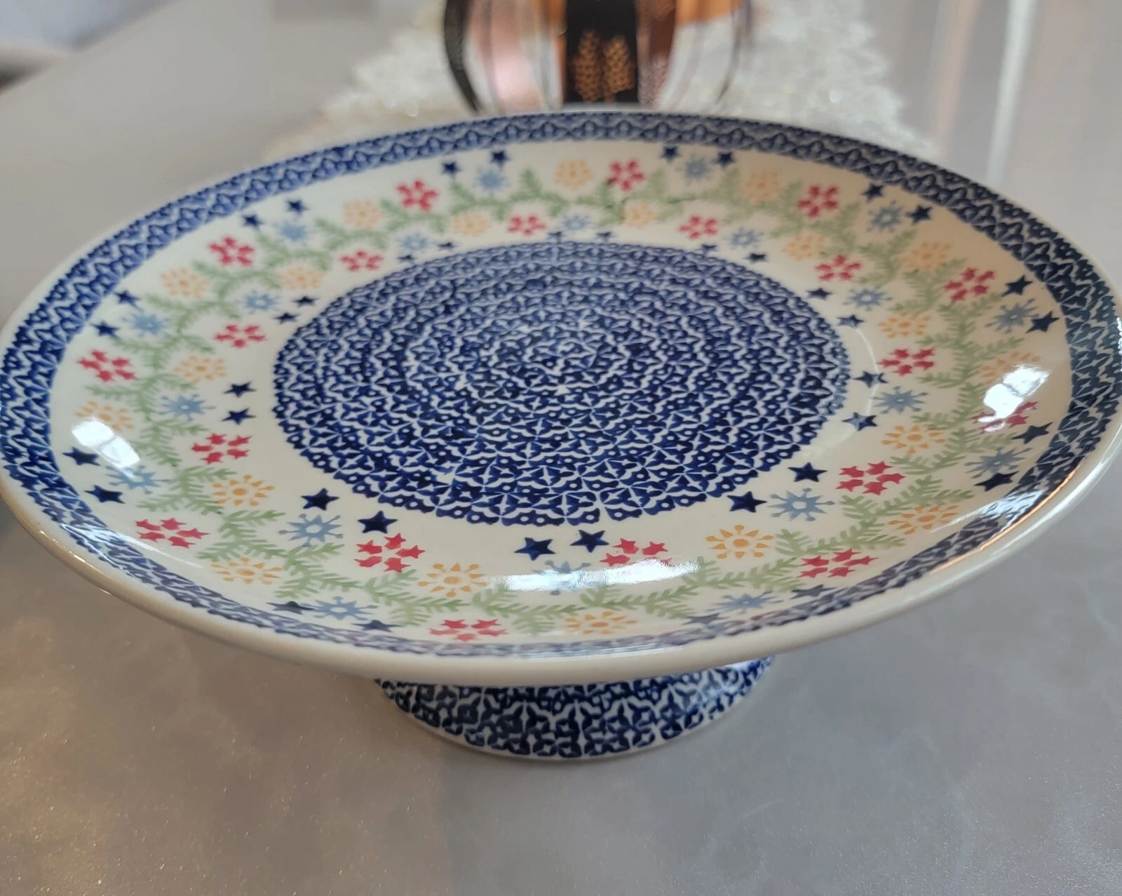 Manufaktura Polish Pottery Cake Stand - Thumbnail 4