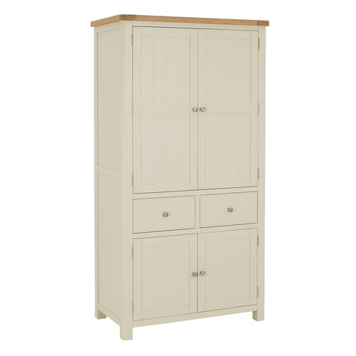 Marbury Cream Double Kitchen Larder Cupboard - SLIGHT SECONDS-CRM49-F267 - Picture 7 of 22