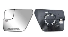 Driver Left Side Door Mirror Replacement Glass Heated for 21 to 25 Ford F-150