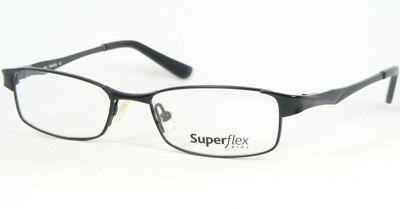 SuperFlex Kids 90 C.1 BLACK EYEGLASSES GLASSES METAL FRAME 46-15-125mm