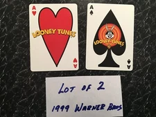 Swap Playing Cards  Looney Tunes   1999  lot of 2   Set B  ACES