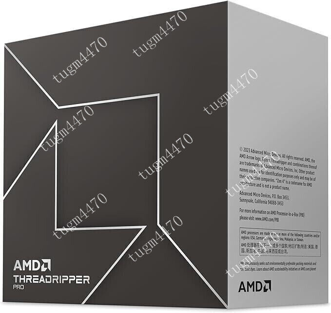 AMD Ryzen Threadripper PRO 7995WX CPU processor 2.50-5.15GHz AMD Ryzen Threadripper PRO 7995WX CPU processor 2.50-5.15GHz
