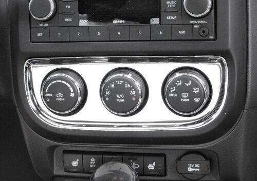 ABS Chrome AC Switch Panel Trim for 2010-2016 Jeep Patriot & Compass