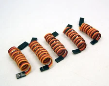 5pcs 12in (30cm) Heavy Duty Servo Extension Wire Cable Spektrum/JR/Hitec Style