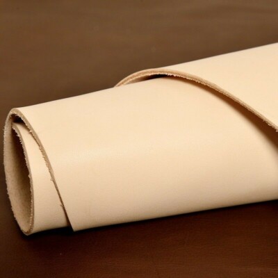 1 X 2mm Thick Natural Veg Tanned Cowhide Shoe Lining Craft Leather DIY ...