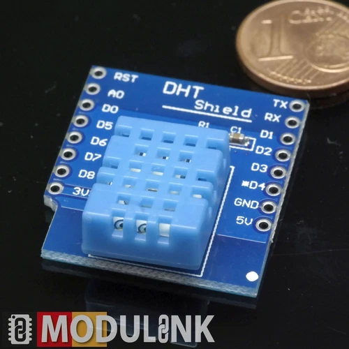 DHT11 Feuchte Temp D1 WeMos mini IOT ESP8266 DIY ESP12 WLAN WiFi NodeMcu Arduino