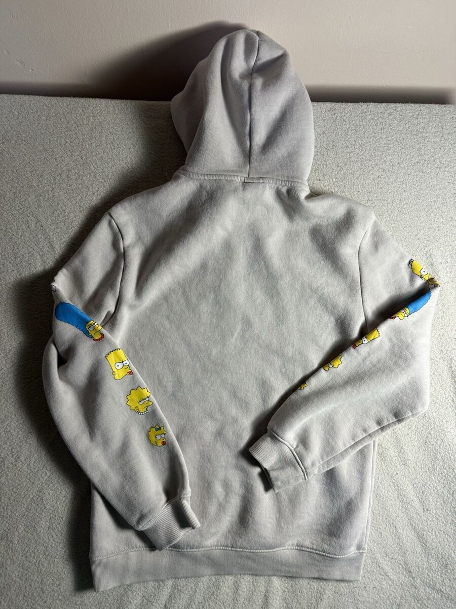 Simpsons Hoodie Adult Small H&M Sweatshirt Pullover Simpsons Hoodie Adult Small H&M Sweatshirt Pullover