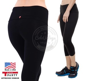 black capri yoga pants