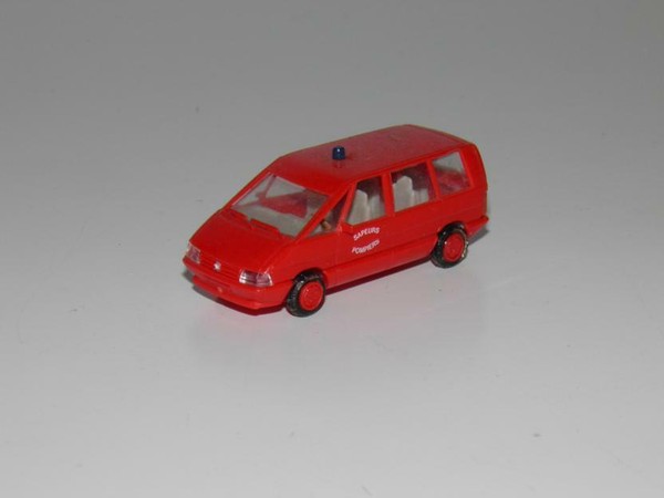 FURGONETA BOMBERO RENAULT ESPACE MARCA PRALINE ESCALA H0