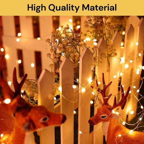 Curtain Fairy Hanging String Lights LED Home Wedding Xmas Christmas Party Deck - Picture 4 of 20