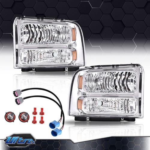 Headlights For Ford E-350 Super Duty Conversion Headlights For 1999-2004 Ford Super Duty F250/F350/Excursion - 1 Pair Halogen Headlights DOT Certified - Foto 7