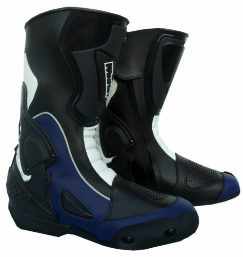 stivali stivaletti da moto stradale con protezioni e sliders per pista o strada