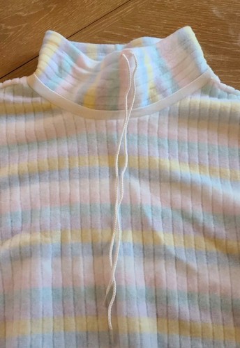 Vintage Woman's Sweatshirt Electric Knit Co Dead Stock L To XL Fleece Pastel - Picture 11 of 11