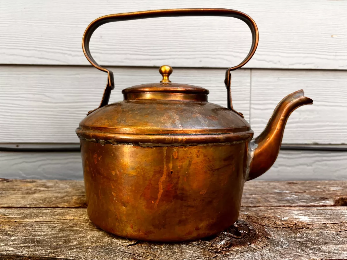 Copper teapot top