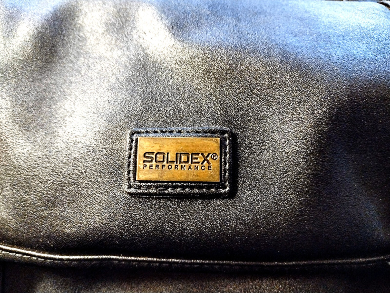 SOLIDEX Performance Leather Messenger Briefcase ~… - image 3