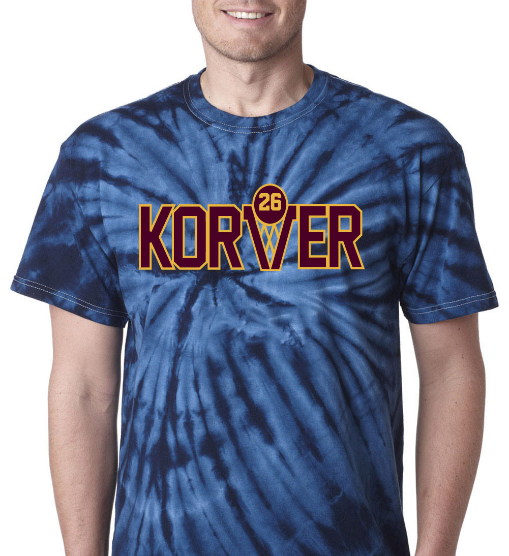 Tie-Dye NAVY Kyle Korver Cleveland Cavaliers 