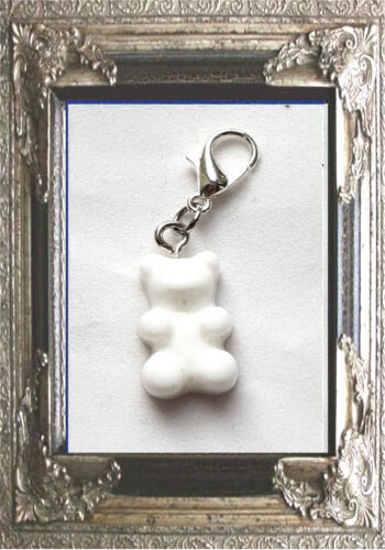 CHARM ANHÄNGER GUMMIBÄRCHEN GUMMIBÄR BÄR AUSWAHL silber für ARMBAND + KETTE - Bild 10 von 18