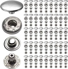 snap buttons 10mm heavy duty, stainless brass material, leathercraft