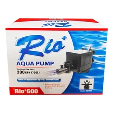 RIO+ 600 AQUA PUMP AQUARIUM WATER  200 GPH   R27005 HIKARI