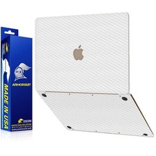 ArmorSuit Apple MacBook 2015 White Carbon Fiber Full Body Skin Screen Protector