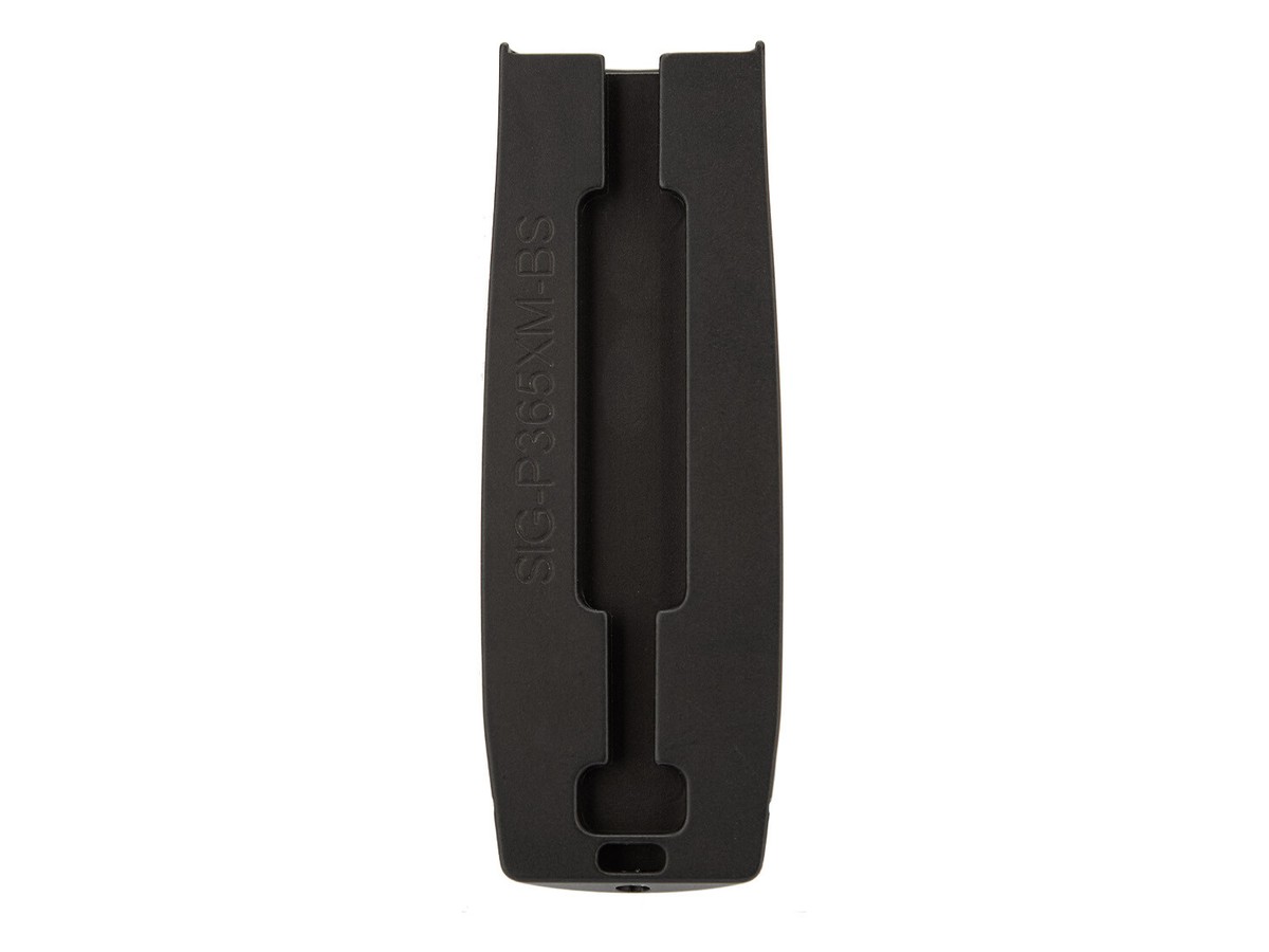NDZ Aluminum Backstrap for Sig P365 XMacro Fuse Full Pocket Grip