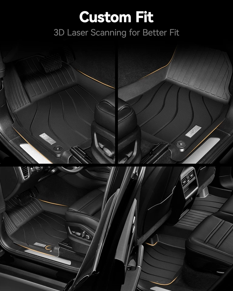 Alfombrillas y revestimiento de carga de 3 W para Porsche Cayenne 2019-2025 alfombrillas TPE para todo tipo de clima Foto 3 de 4