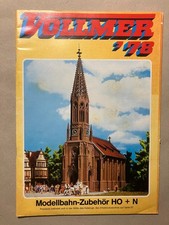VOLLMER Katalog 78 Modellbahn-Zubehör H0+N